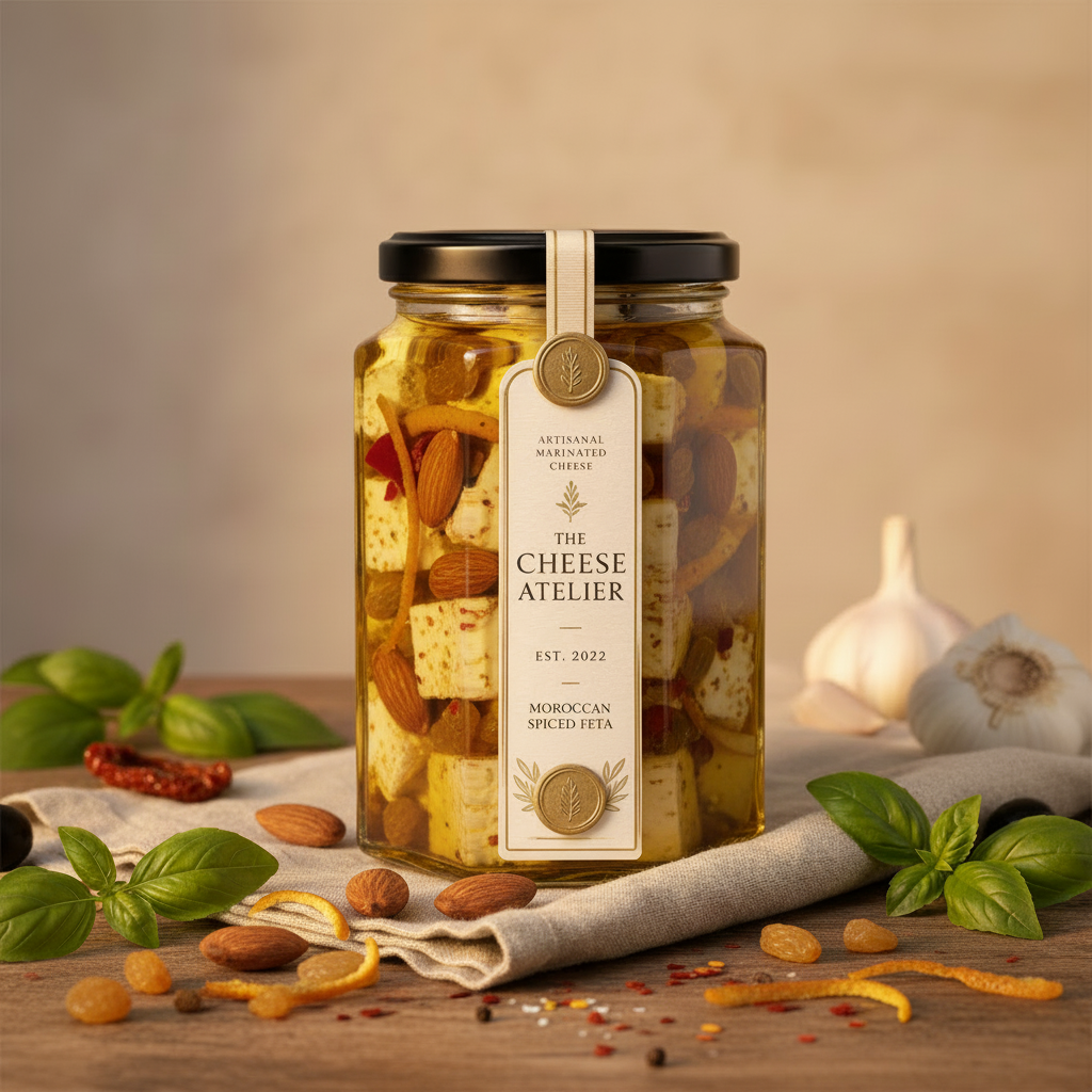 Moroccan Spiced Feta Jar