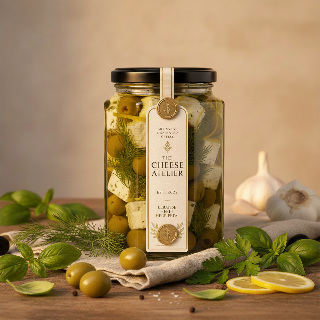 Lebanese Herb Feta Jar