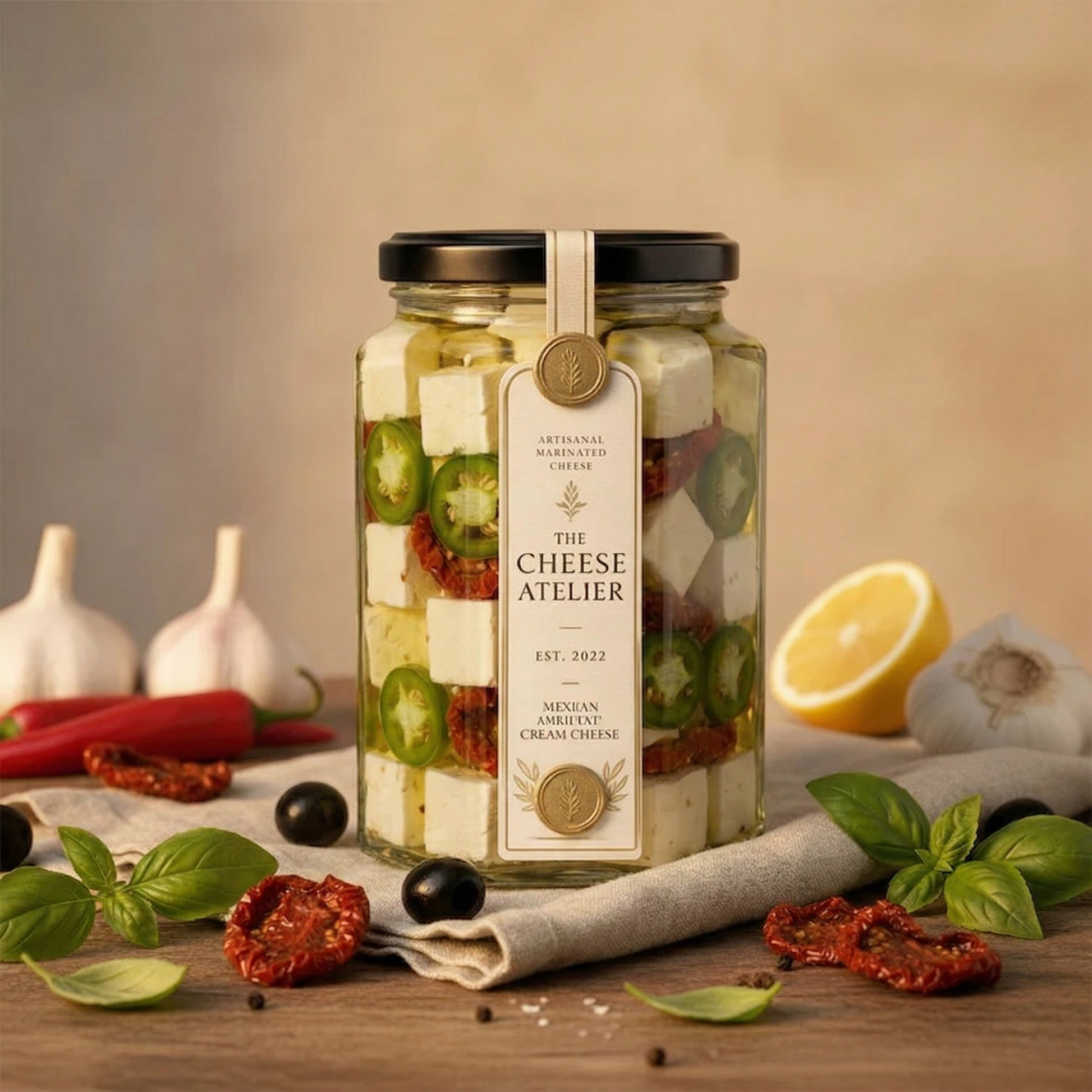 Mexican Cream Cheese Jar