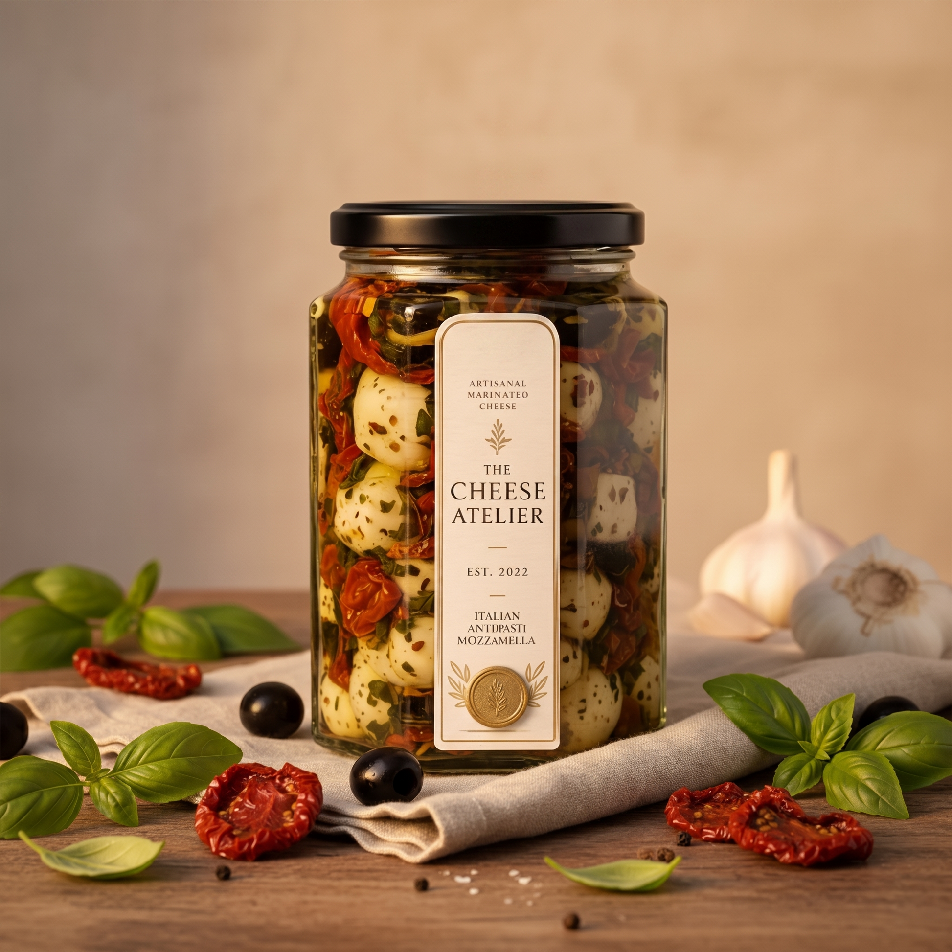 Italian Antipasti Mozzarella Jar